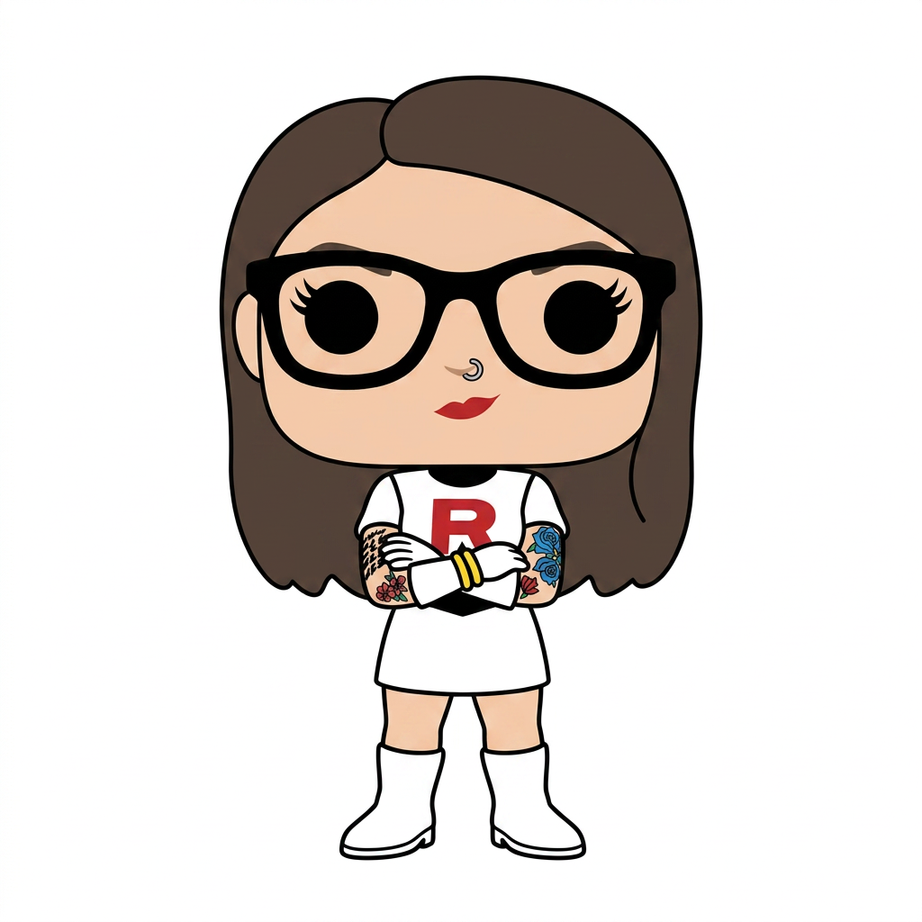 Funko Pop–style figure example
